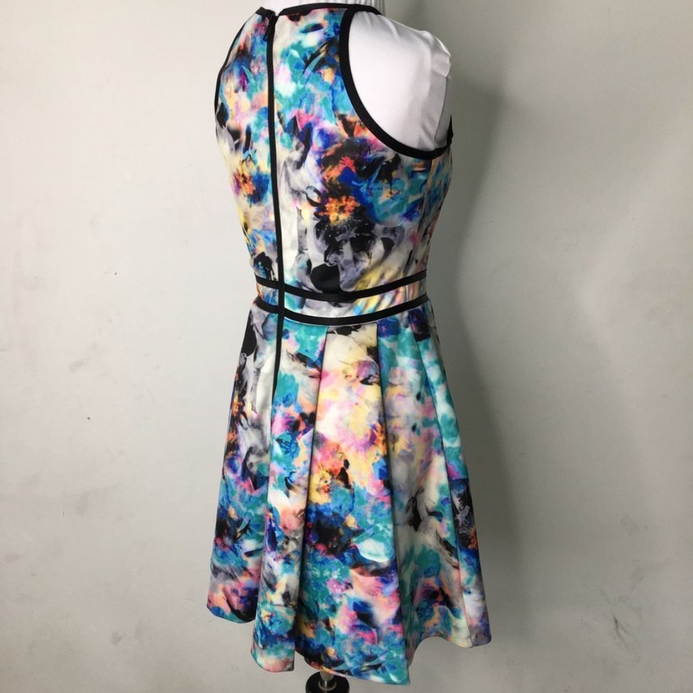 Parker Women's Multicolor Open Flare Mini Dress Size XS - Picture 13 of 16